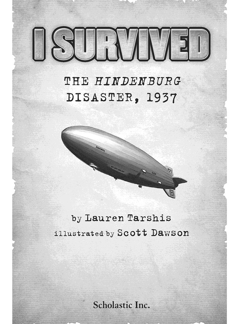 I Survived #13 the Hindenburg Disaster, 1937 (Lauren Tarshis)-Fiction: 歷史故事 Historical-買書書 BuyBookBook