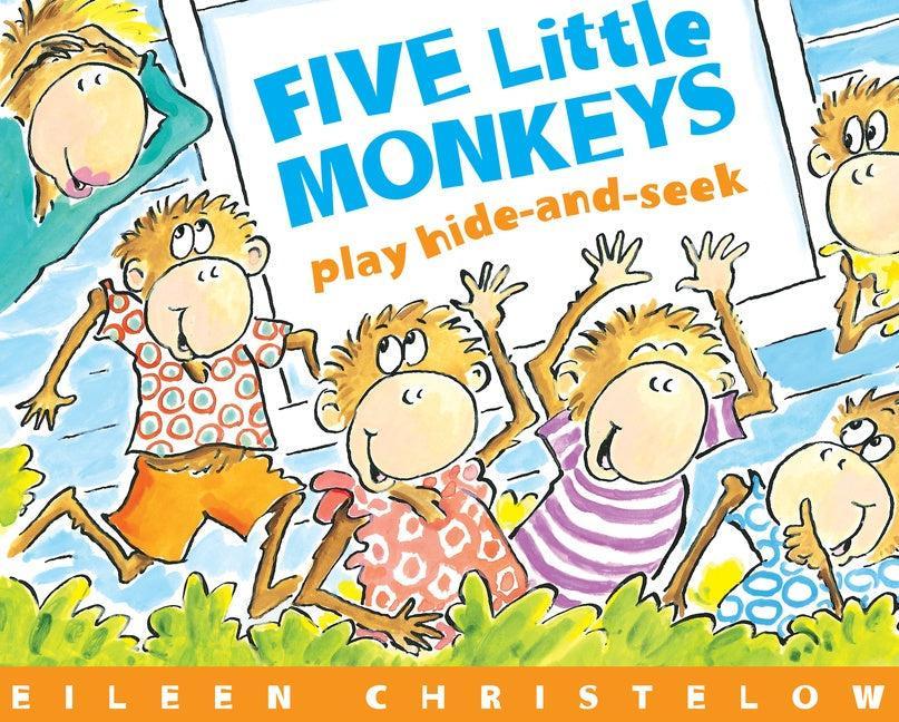 Five Little Monkeys Play Hide and Seek-Children’s Early years / early learning concepts-買書書 BuyBookBook