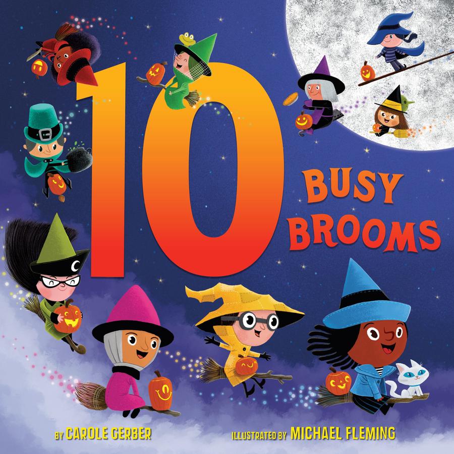 10 Busy Brooms-Children’s / Teenage fiction: General and modern fiction-買書書 BuyBookBook