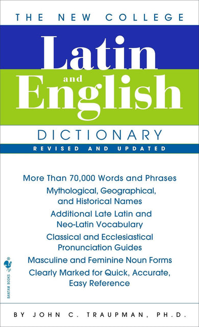 The New College Latin & English Dictionary, Revised and Updated-Language and Linguistics-買書書 BuyBookBook