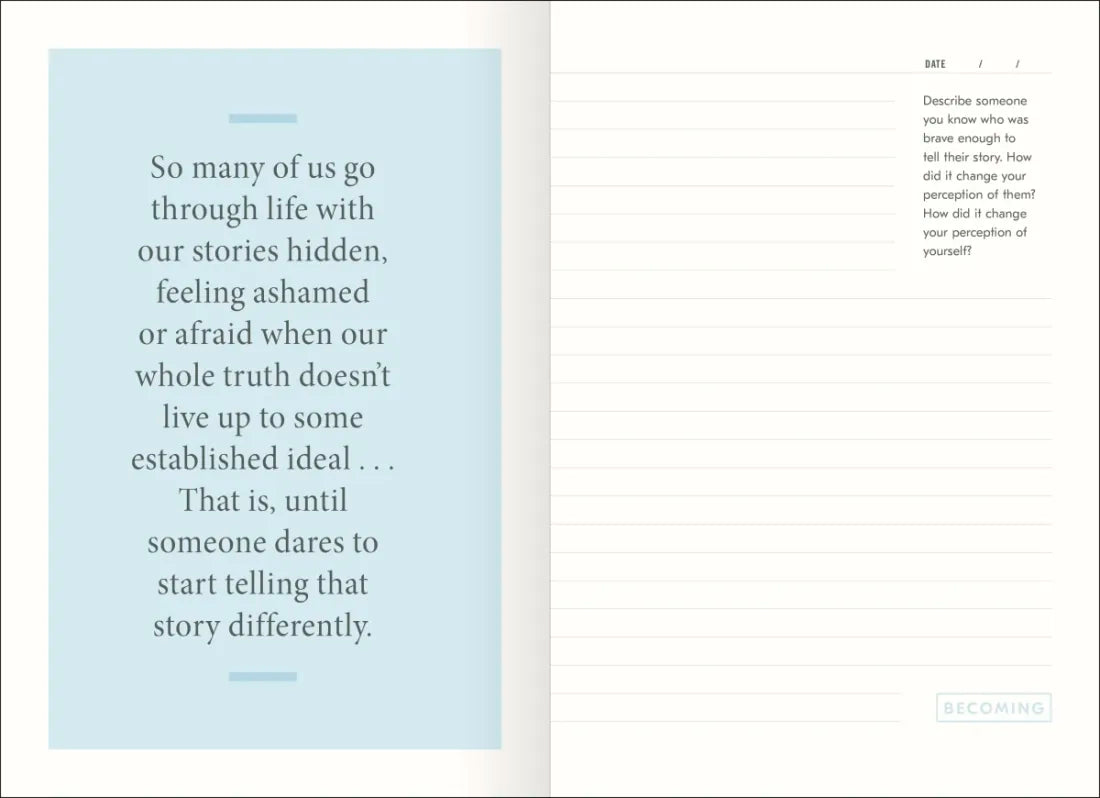 Becoming: A Guided Journal for Discovering Your Voice US - Hardback