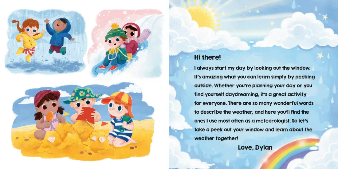A Peek Out Your Window: My First Book of Weather US - Board book