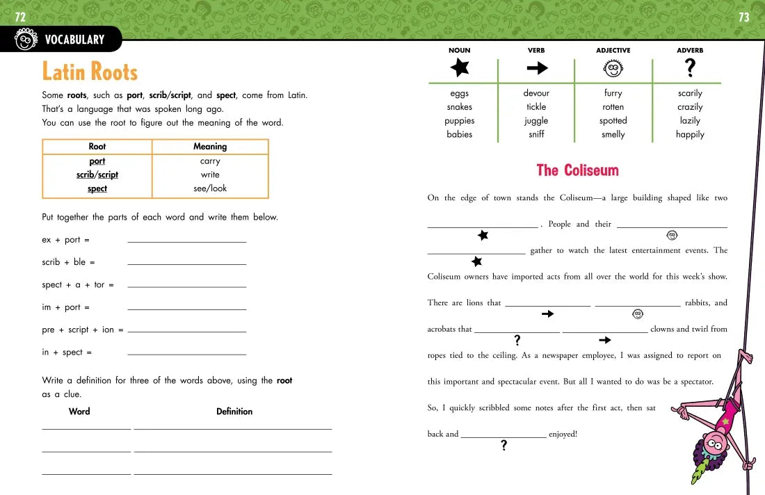 Mad Libs Workbook: Grade 4 Reading US - Paperback / softback