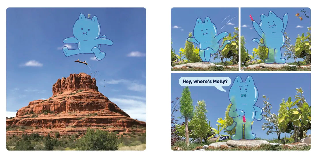 BubbleCat Goes Big US - Paperback / softback