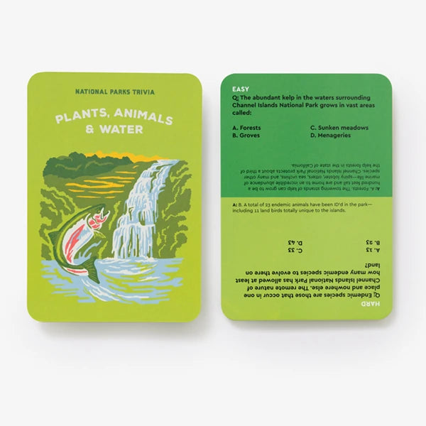 National Parks Trivia: A Card Game US - Game