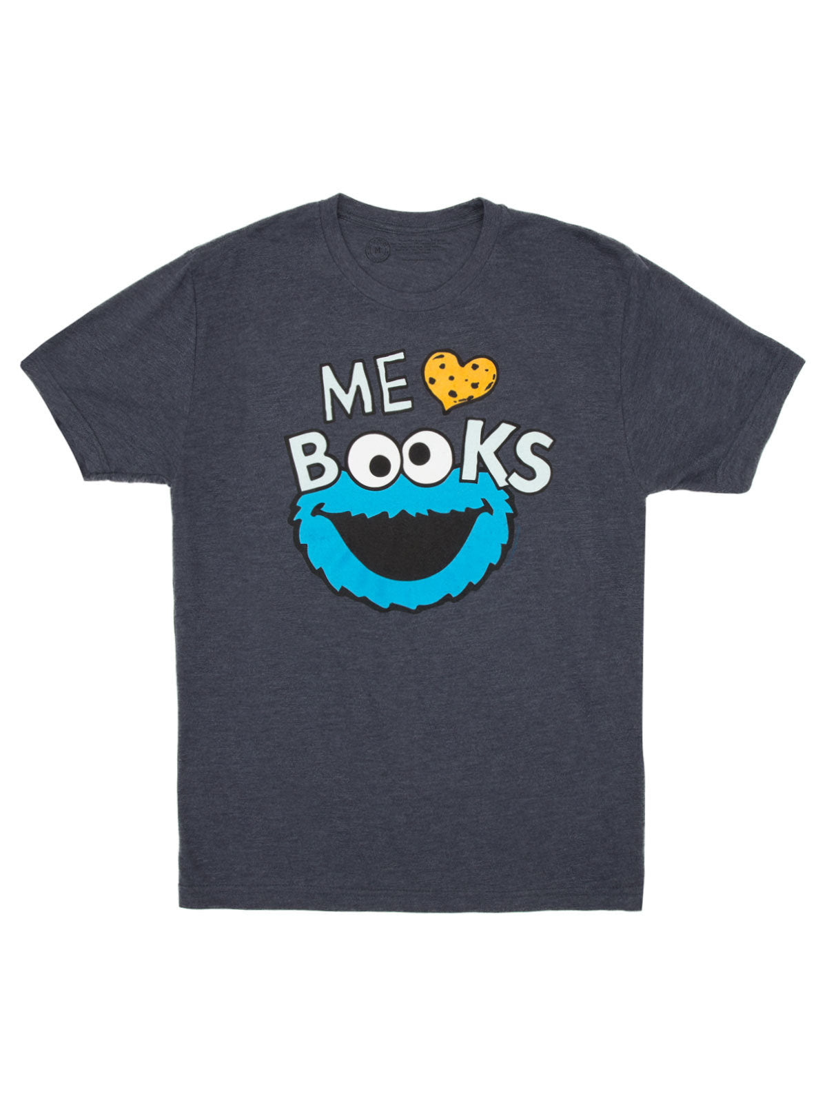 Sesame Street Cookie Monster: Me Love Books Unisex T-Shirt XXX-Large