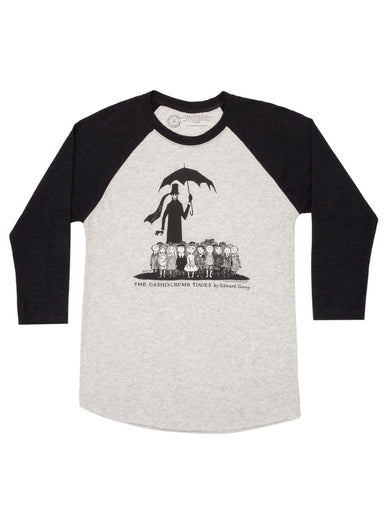 Edward Gorey: The Gashlycrumb Tinies Unisex 3/4 Sleeve Raglan X-Small cover (ISBN 9780593258897)