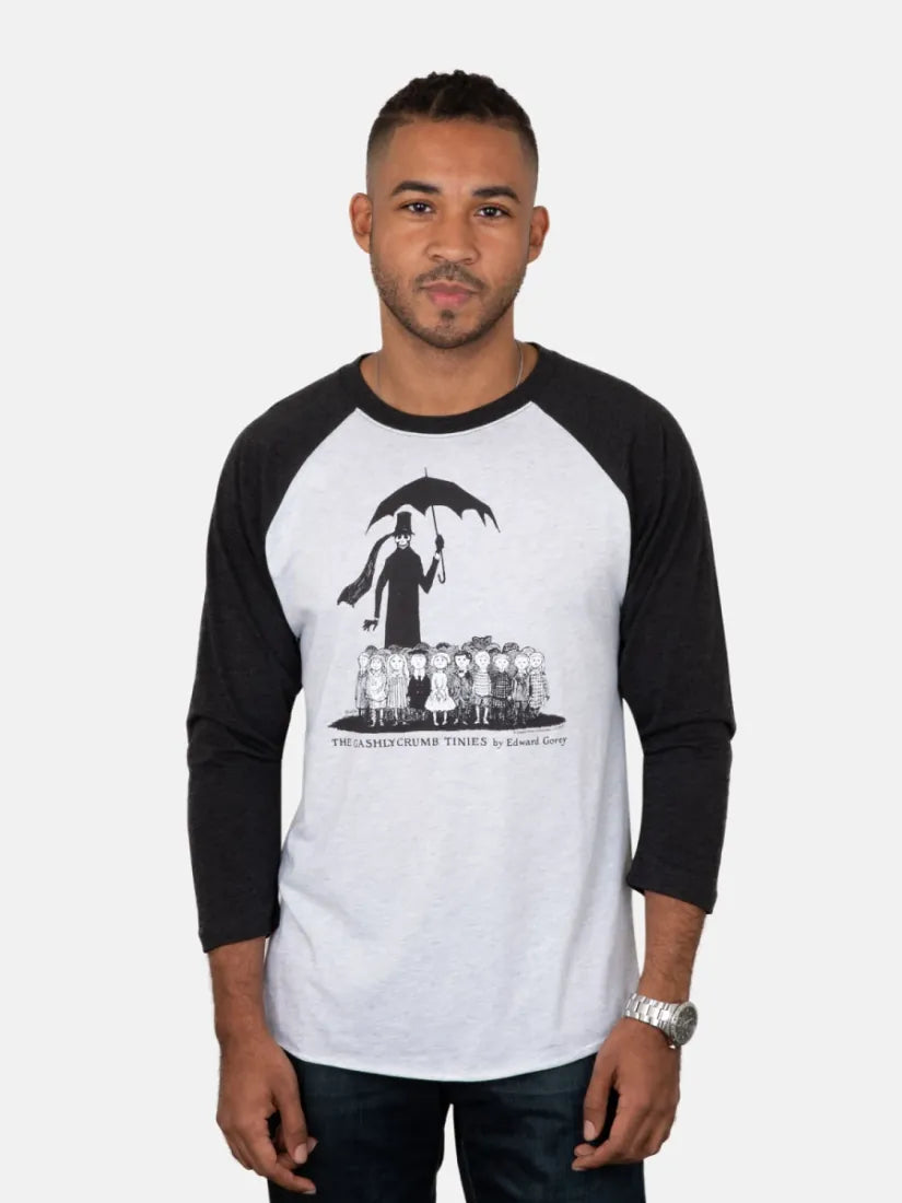 The Gashlycrumb Tinies Unisex 3/4 Sleeve Raglan X-Large US - Other apparel