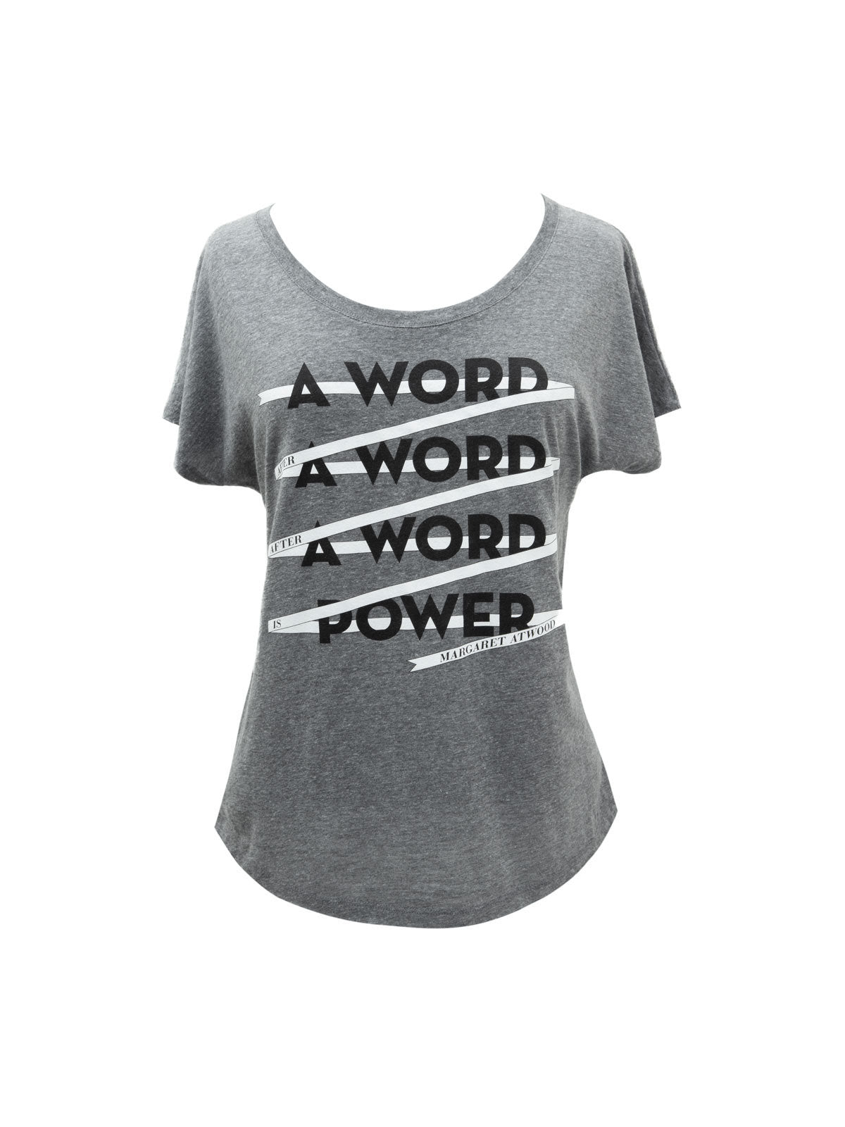Margaret Atwood: A Word is Power Women's Relaxed Fit T-Shirt X-Large