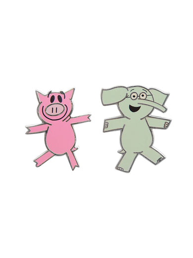 ELEPHANT & PIGGIE Enamel Pin Set-Lifestyle and Leisure-買書書 BuyBookBook