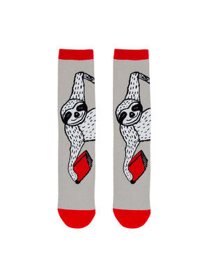 Book Sloth Socks - Small-Lifestyle and Leisure-買書書 BuyBookBook