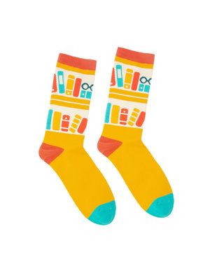 Bookshelf Socks - Large-Lifestyle and Leisure-買書書 BuyBookBook
