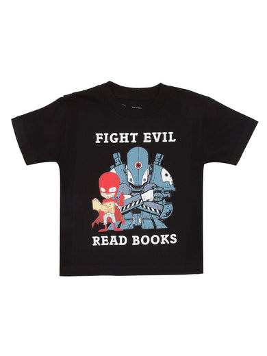 Fight Evil Read Books: 2018 Design Kids' T-Shirt - 6 Yr