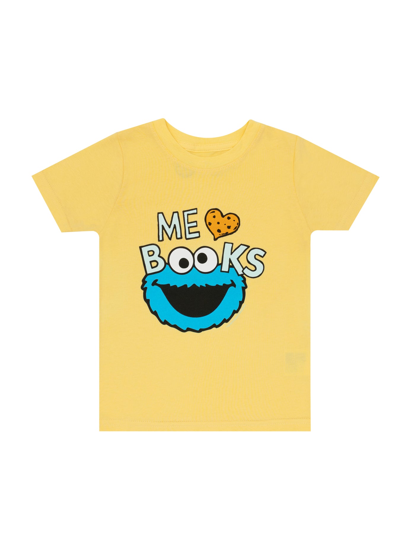 Sesame Street Cookie Monster: Me Love Books Kids' T-Shirt - 2 Yr