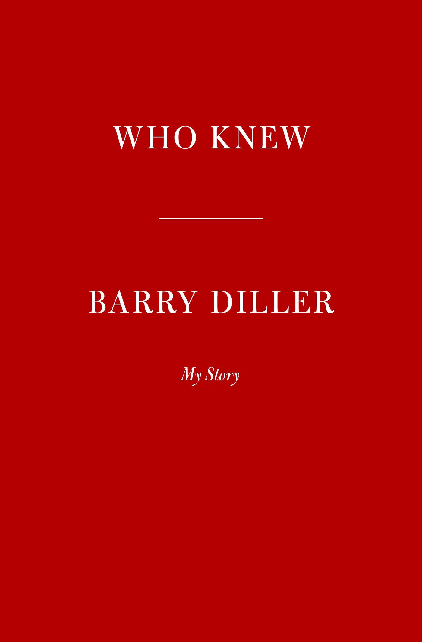 Who Knew-Memoirs-買書書 BuyBookBook