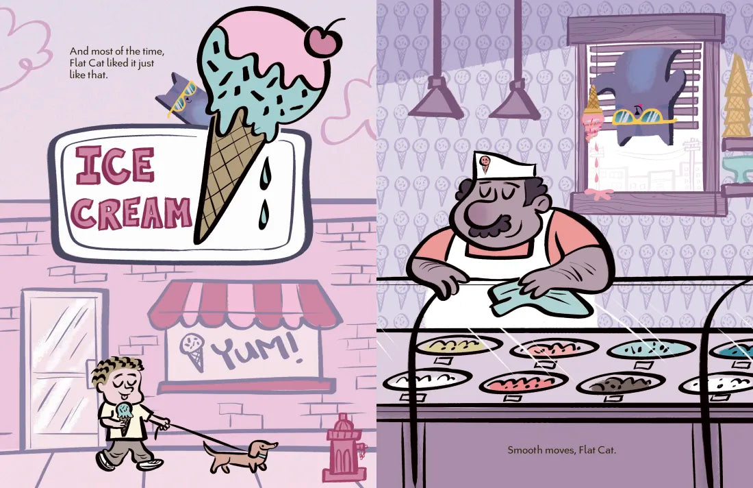 Flat Cat: The Class Pet US - Hardback
