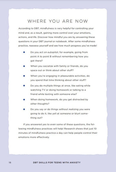 DBT Skills for Teens with Anxiety US - Paperback / softback