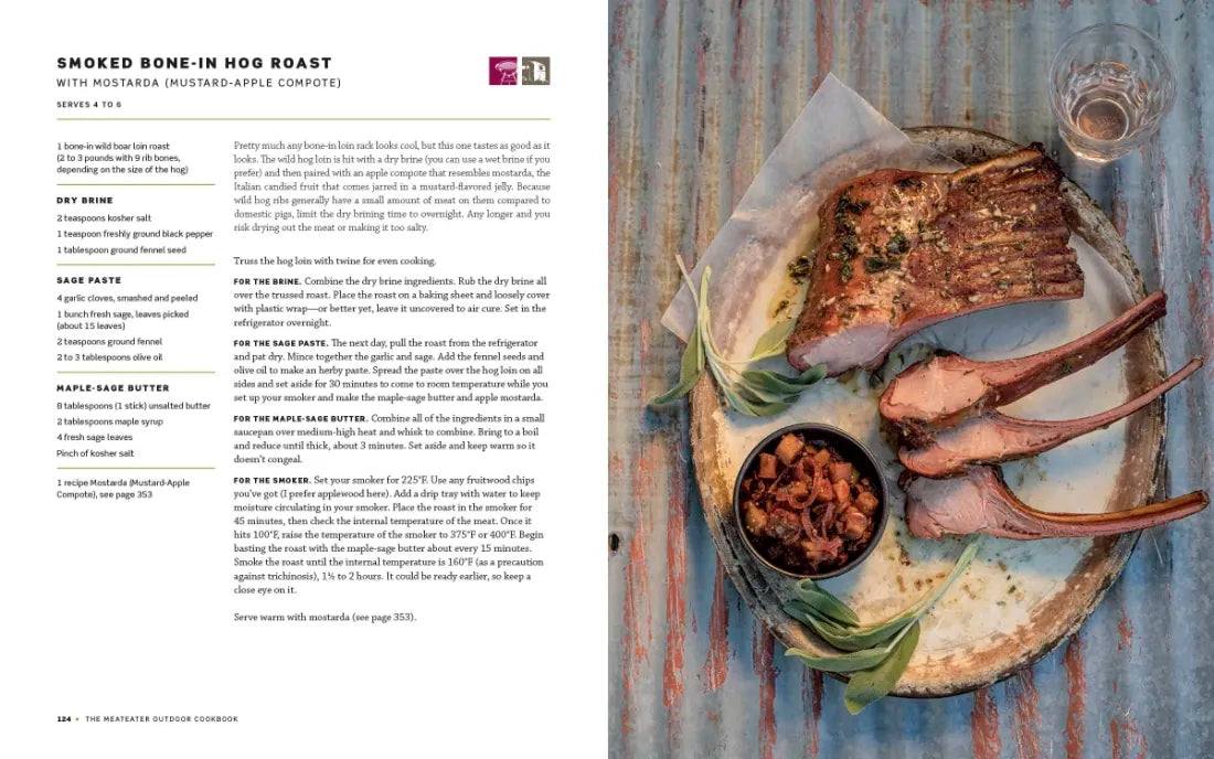 The MeatEater Outdoor Cookbook US - Hardback