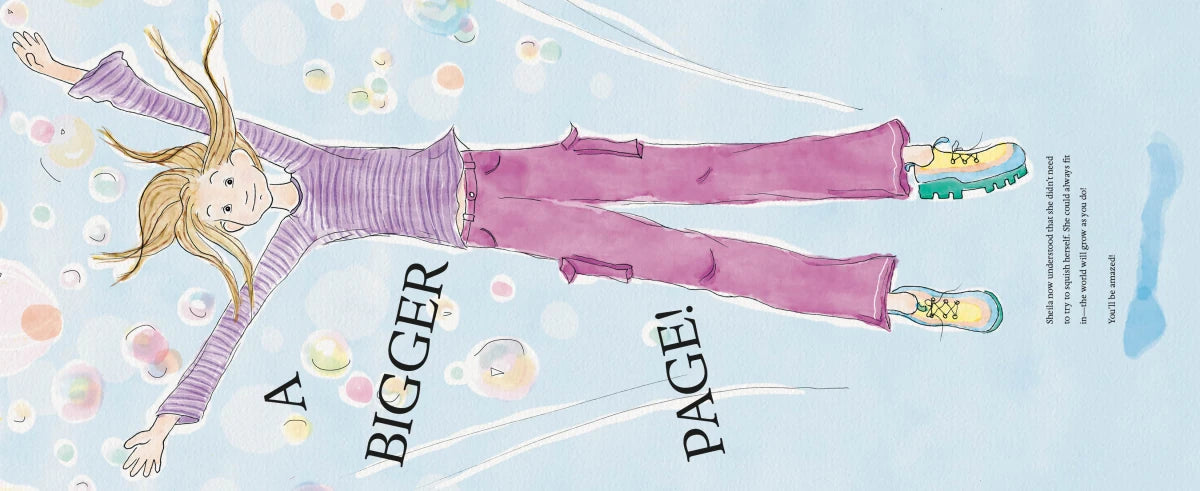 The Girl Who Was Too Big for the Page US - Hardback