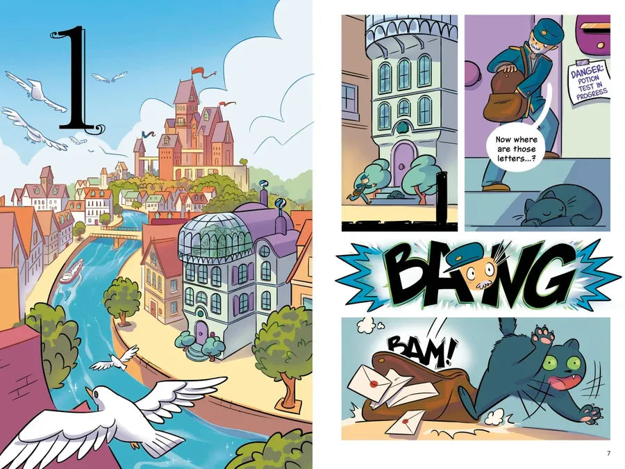 Jupiter Nettle and the Seven Schools of Magic: A Graphic Novel US - Hardback