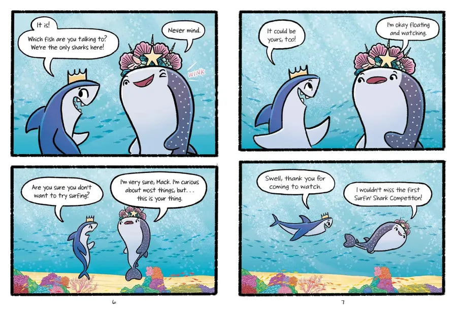 Surfin' Sharks US - Hardback