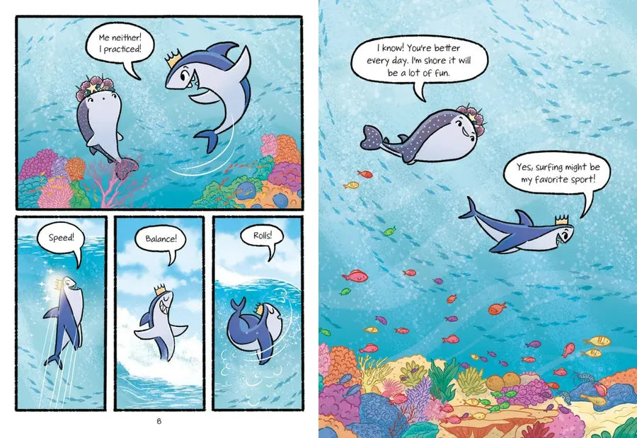 Surfin' Sharks US - Hardback