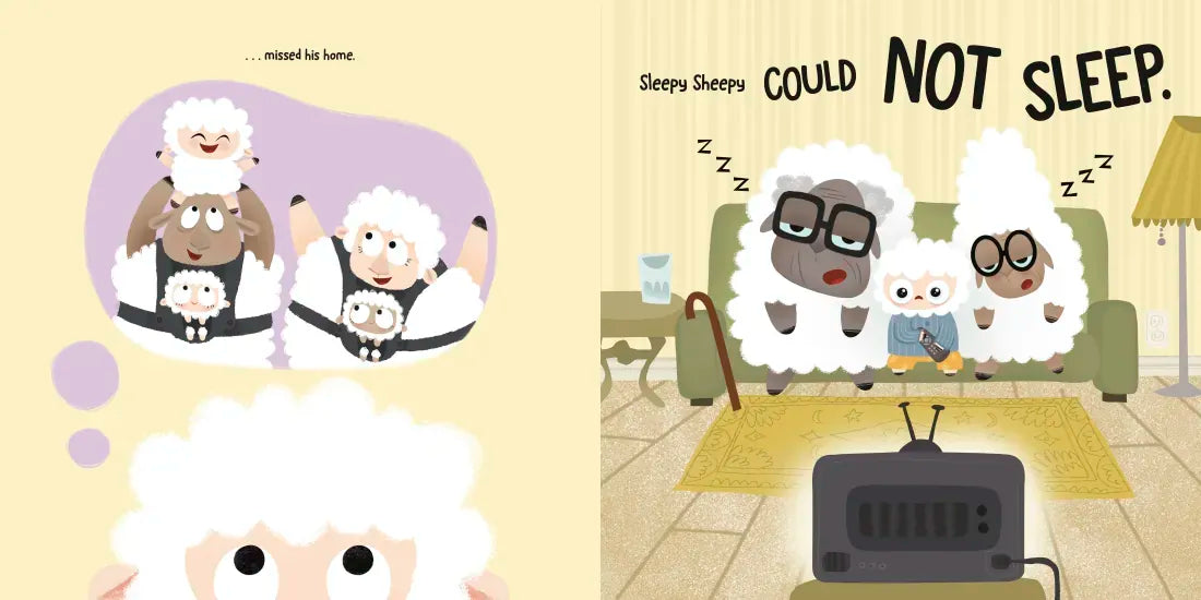 Sleepy Sheepy and the Sheepover US - Hardback