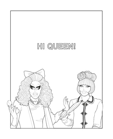 The Official Trixie and Katya Coloring Book US - Paperback / softback