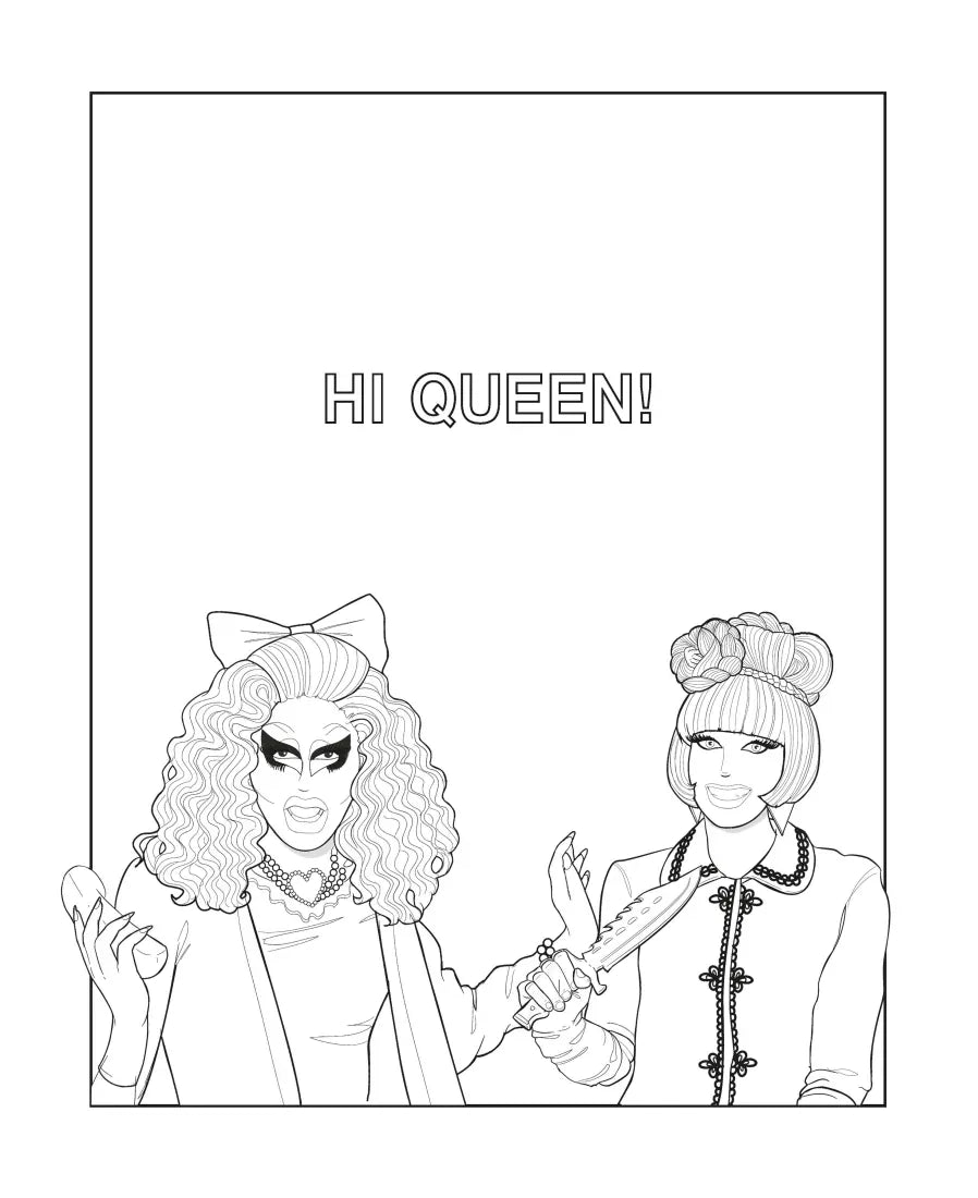 The Official Trixie and Katya Coloring Book US - Paperback / softback
