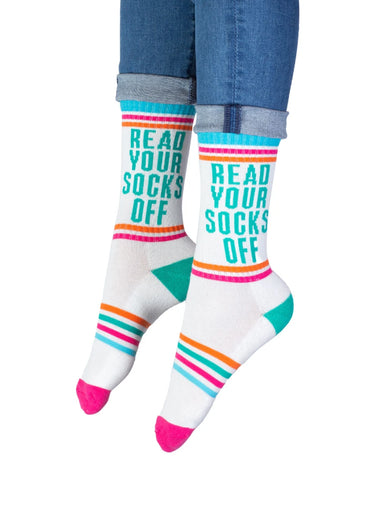 Read Your Socks Off Gym Socks - Small US - Other apparel