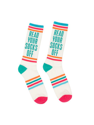Read Your Socks Off Gym Socks - Large-Lifestyle and Leisure-買書書 BuyBookBook