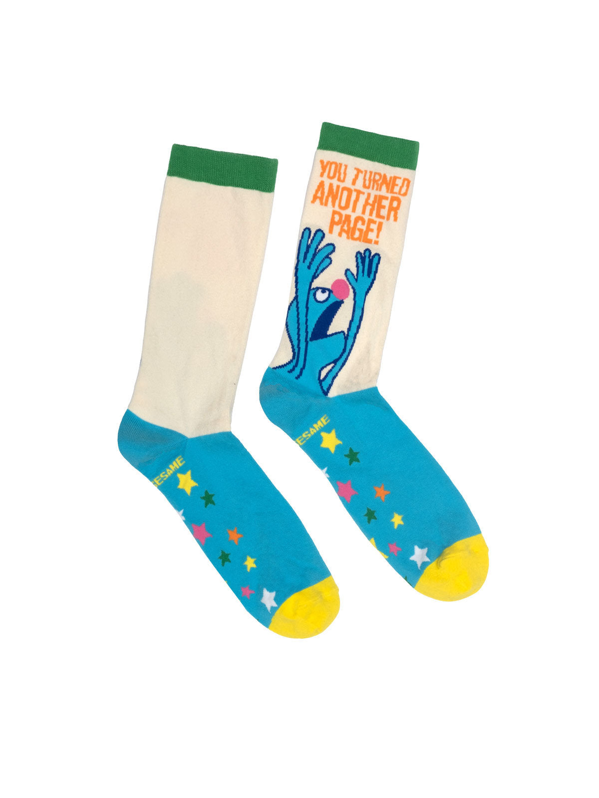 Sesame Street: The Monster at the End of This Book Socks - Large-Lifestyle and Leisure-買書書 BuyBookBook