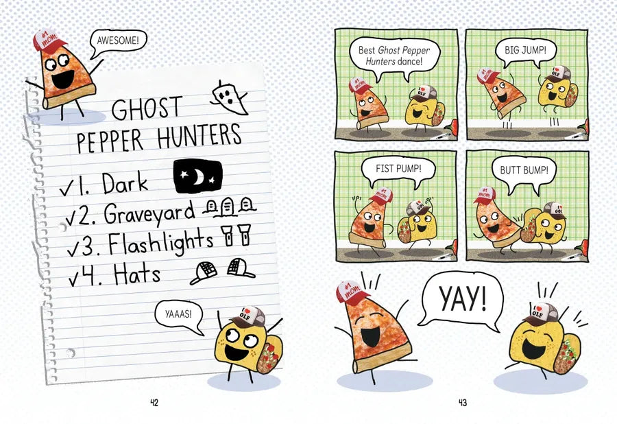 Pizza and Taco: Dare to Be Scared! US - Hardback