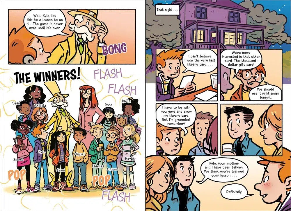 Escape from Mr. Lemoncello's Library: The Graphic Novel-Children’s / Teenage fiction: Action and adventure stories-買書書 BuyBookBook