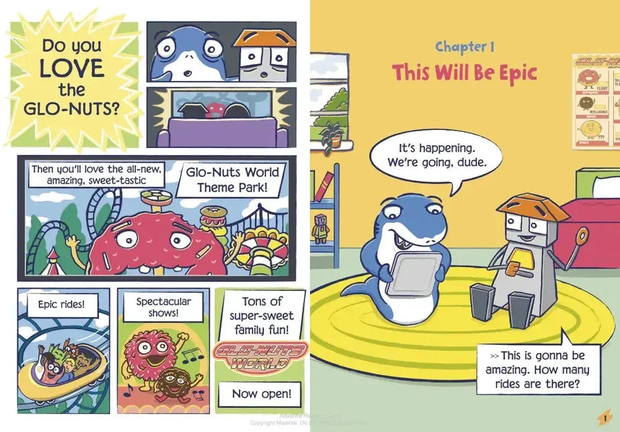 Shark and Bot #4: Epic Roller Coaster Ride! US - Hardback