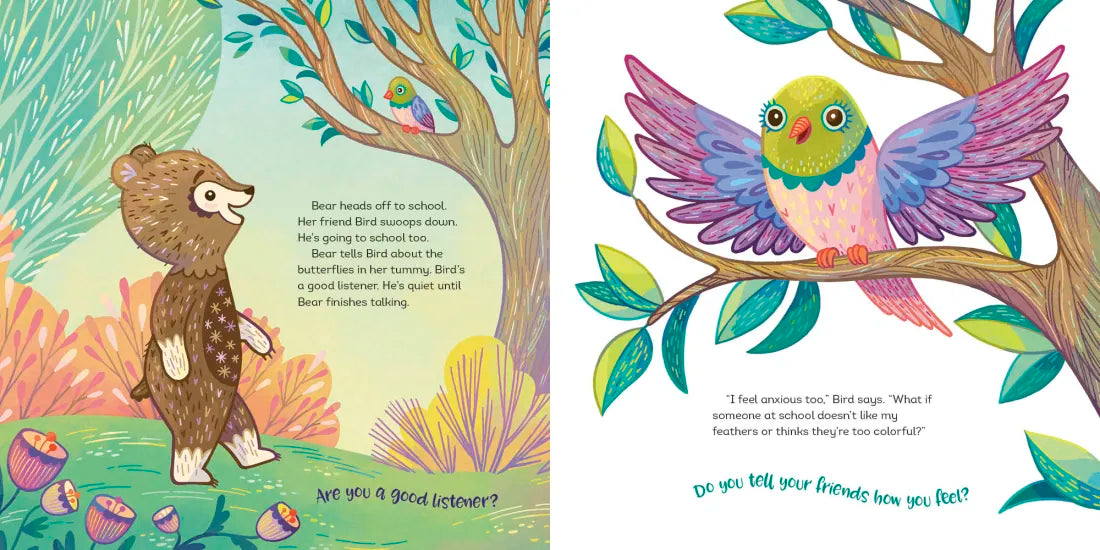 Breathe Like a Bear: First Day of School Worries US - Hardback