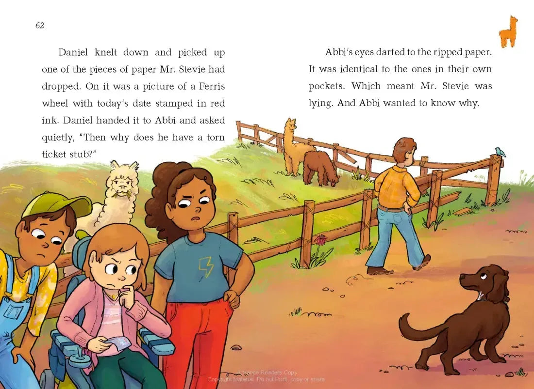 A to Z Animal Mysteries #1: The Absent Alpacas US - Paperback / softback