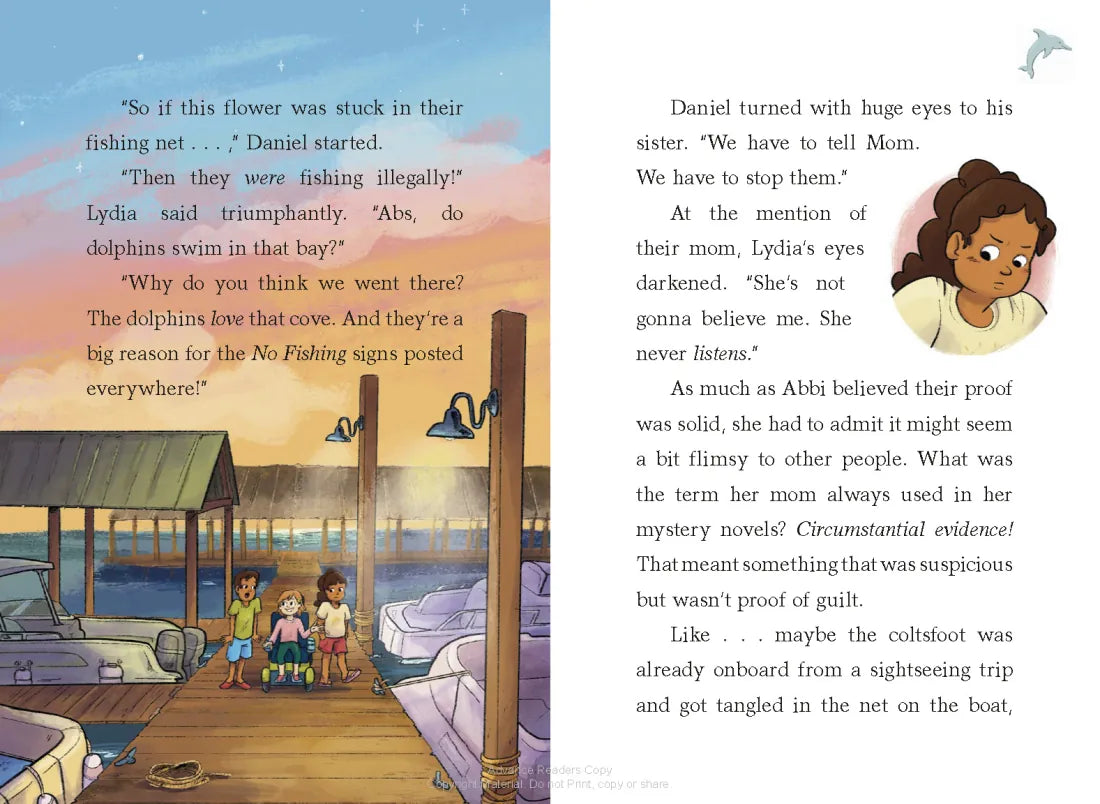 A to Z Animal Mysteries #4: Dolphin Detectives US - Paperback / softback