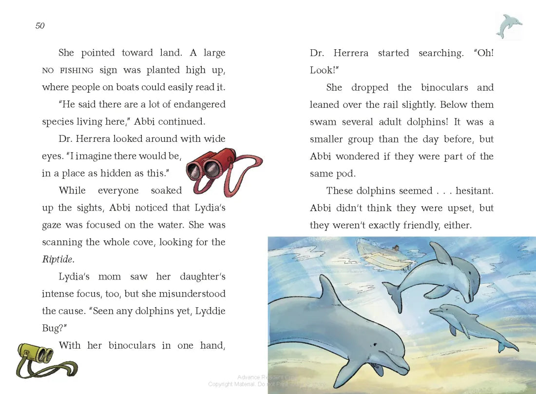 A to Z Animal Mysteries #4: Dolphin Detectives US - Paperback / softback