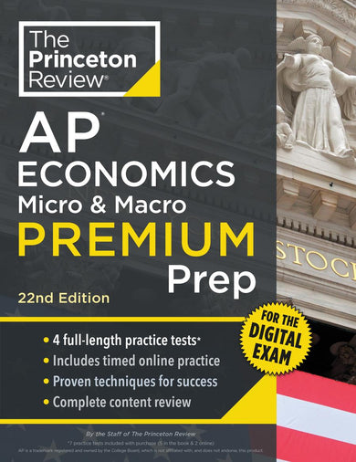 Princeton Review AP Economics Micro & Macro Premium Prep, 22nd Edition-Children’s Educational: general-買書書 BuyBookBook