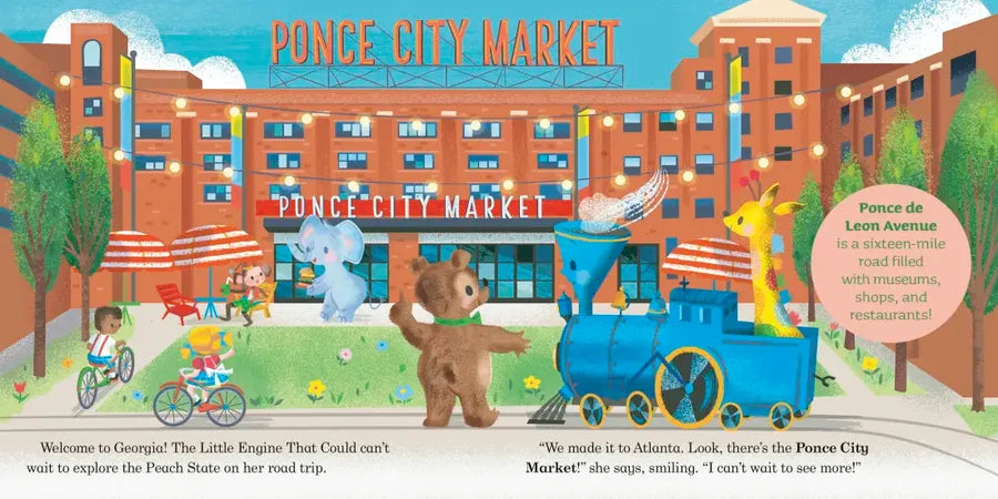 Welcome to Georgia: A Little Engine That Could Road Trip US - Board book