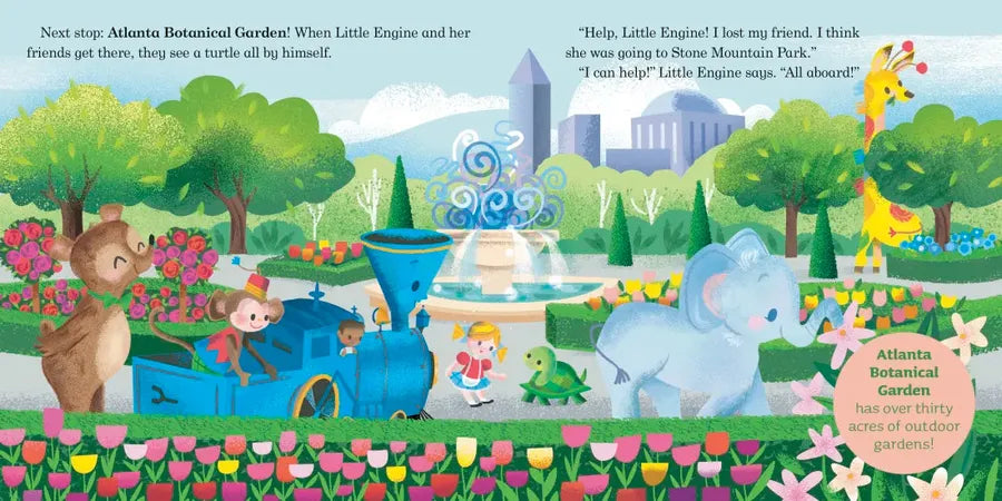 Welcome to Georgia: A Little Engine That Could Road Trip US - Board book