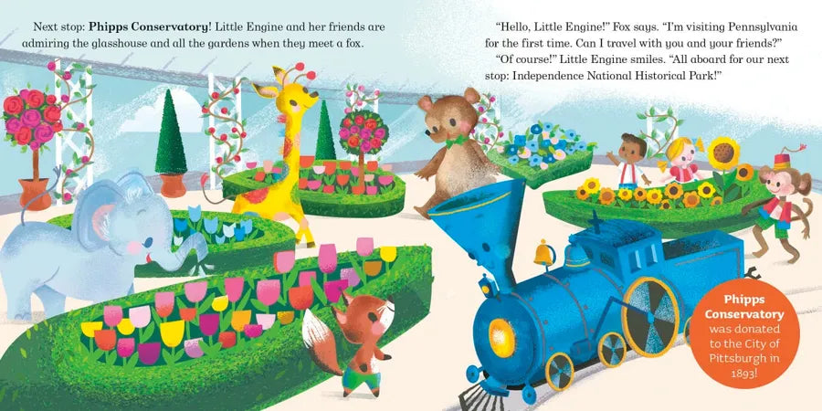 Welcome to Pennsylvania: A Little Engine That Could Road Trip US - Board book