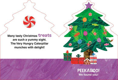 The Very Hungry Caterpillar's Peekaboo Christmas US - Board book