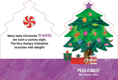 The Very Hungry Caterpillar's Peekaboo Christmas US - Board book