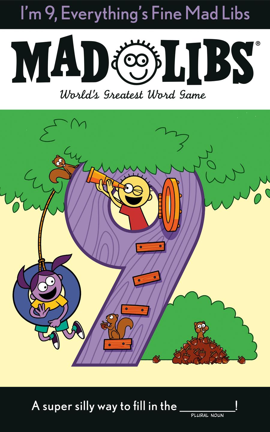 I'm 9, Everything's Fine Mad Libs-Children’s interactive and activity books and kits-買書書 BuyBookBook