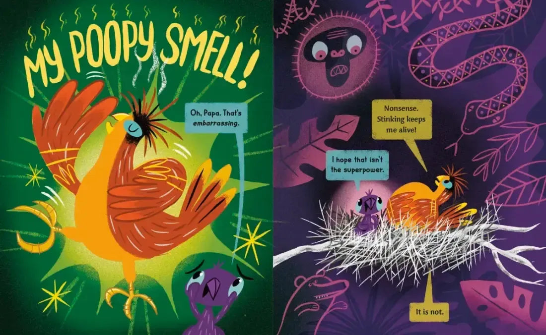 Stinkbird Has a Superpower US - Hardback