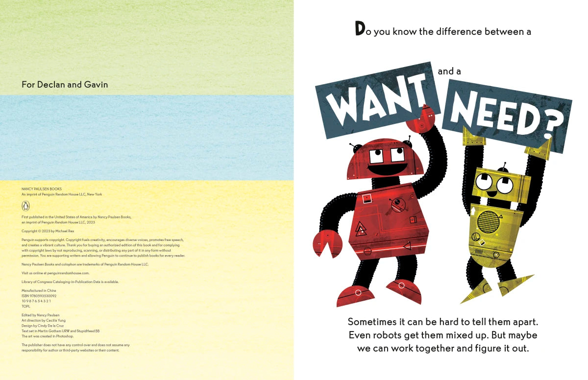 Wants vs. Needs vs. Robots US - Hardback