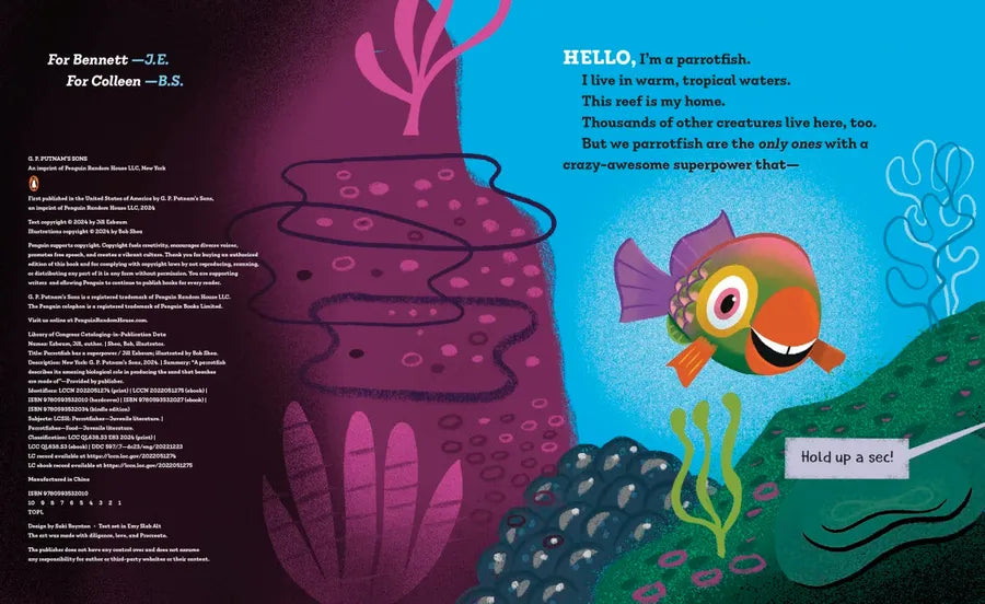 Parrotfish Has a Superpower US - Hardback
