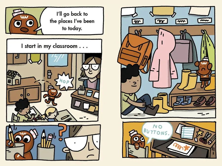 The Gingerbread Man: Buttons on the Loose: A Graphic Novel US - Hardback